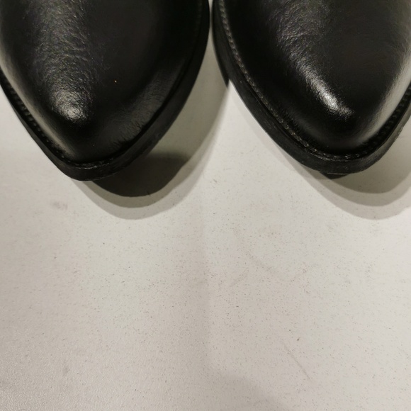 Good Guys Don't Wear Leather The Duke Vegan Unisex Black Boots like New - Picture 3 of 10